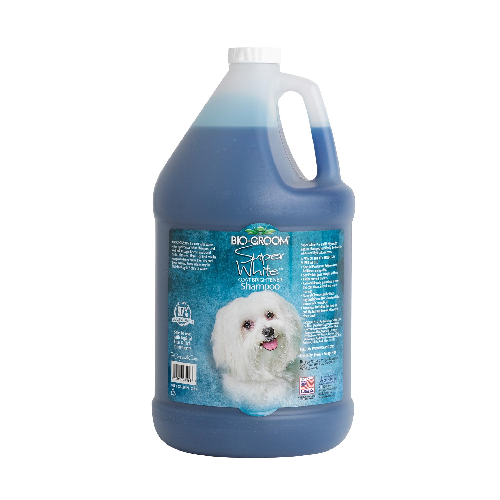Bio-Groom Super White™ shampoo gallona (3,8l)