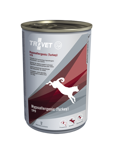 Trovet dog TPD Hypoallergenic 400g (kalkkuna)