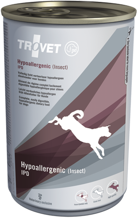 Trovet dog IPD Hypoallergenic 400g (hyönteinen)