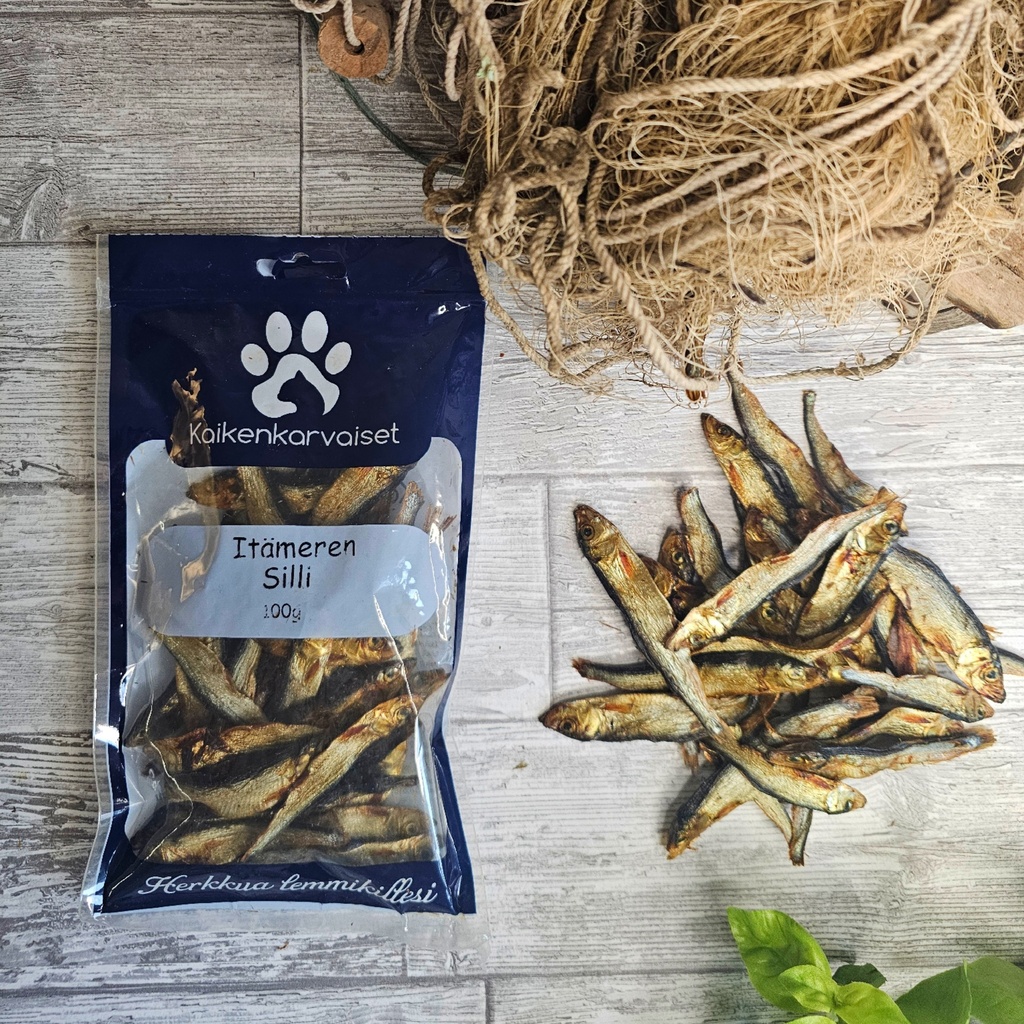 Itämeren silli (5-10cm) kuivaKala 100 g