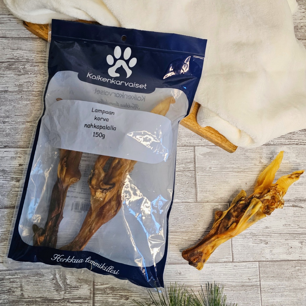 Lampaan korva nahkapalalla n. 150 g