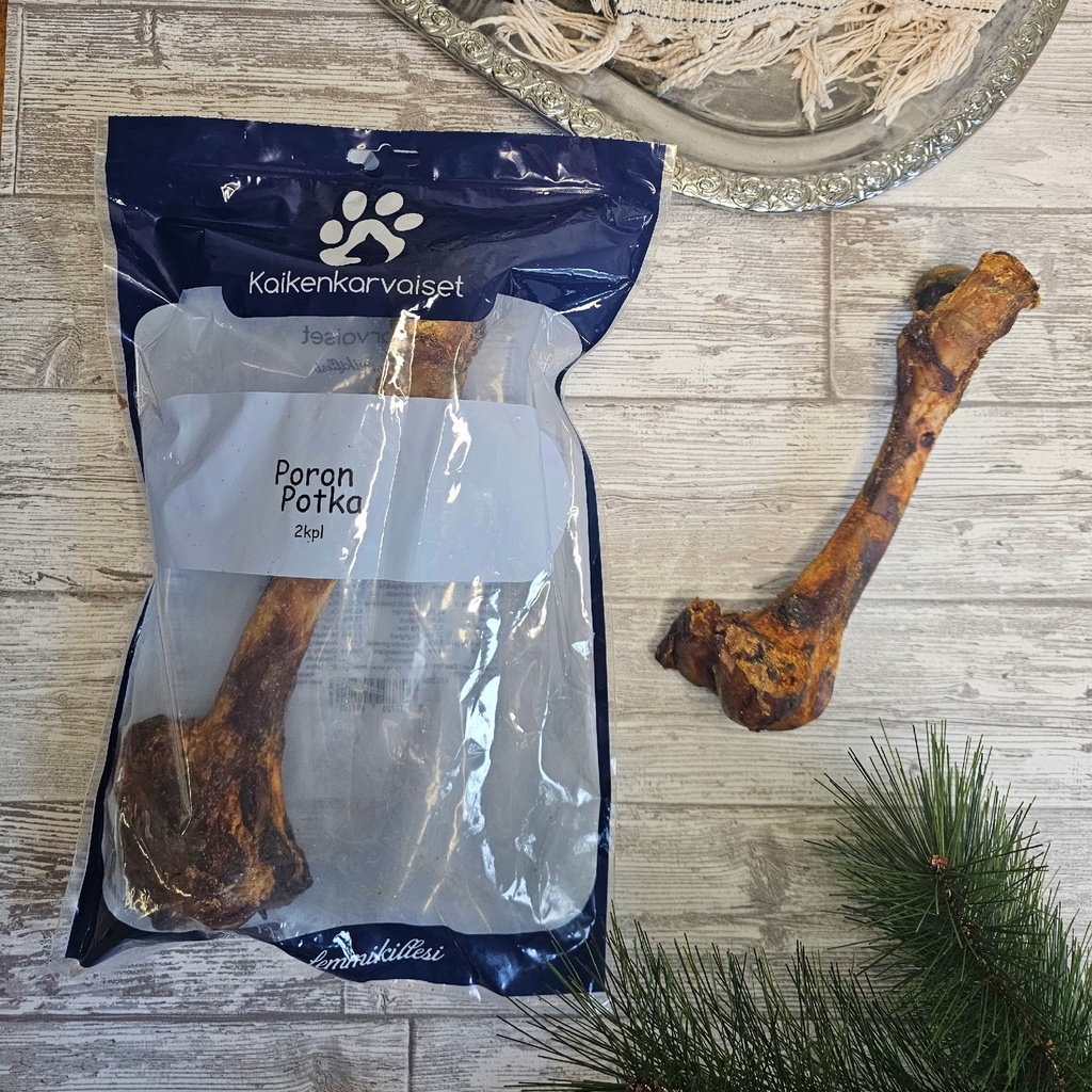 Kaikenkarvaiset Reindeer Shank Bones 2 pcs