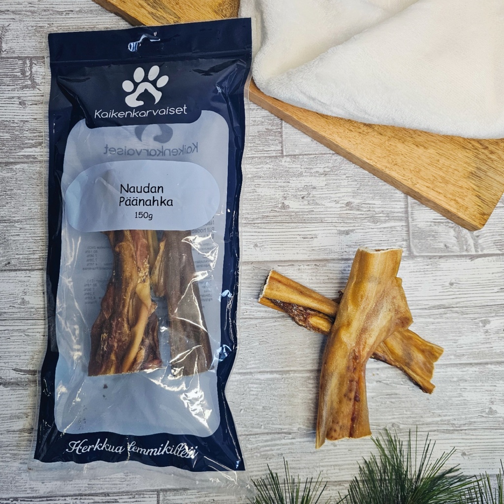 Naudan päänahkasuikale 15cm 150 g