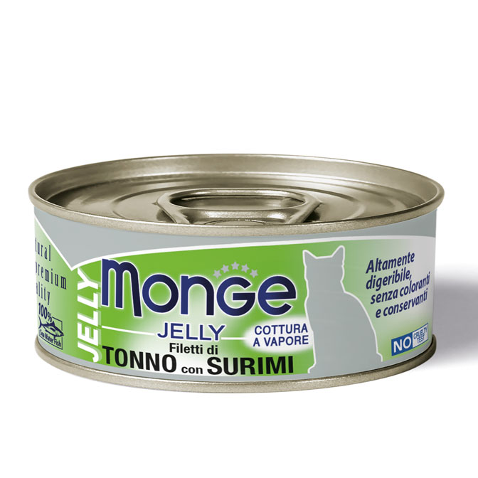 Monge cat adult Jelly tonnikala-surimi 80g prk
