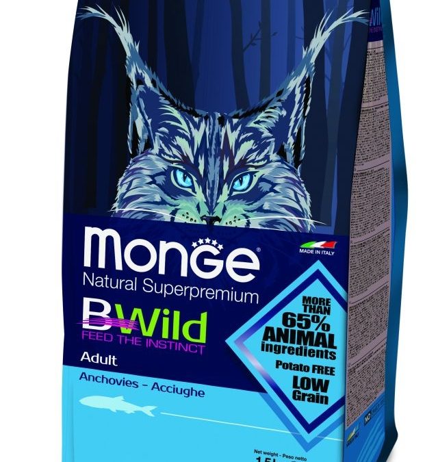 Monge BWild cat anchovies 1,5kg
