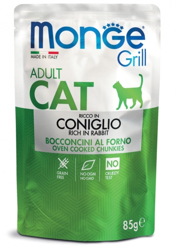 Monge cat adult Grill kani-possu 85g pouch