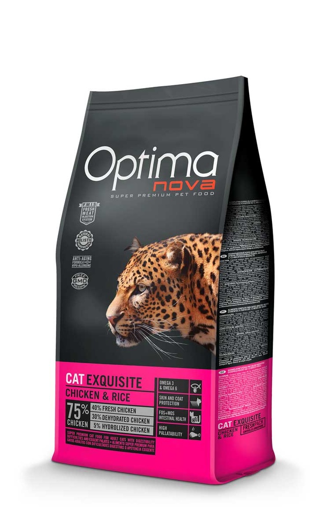 Optimanova cat exquisite chicken&rice 2kg