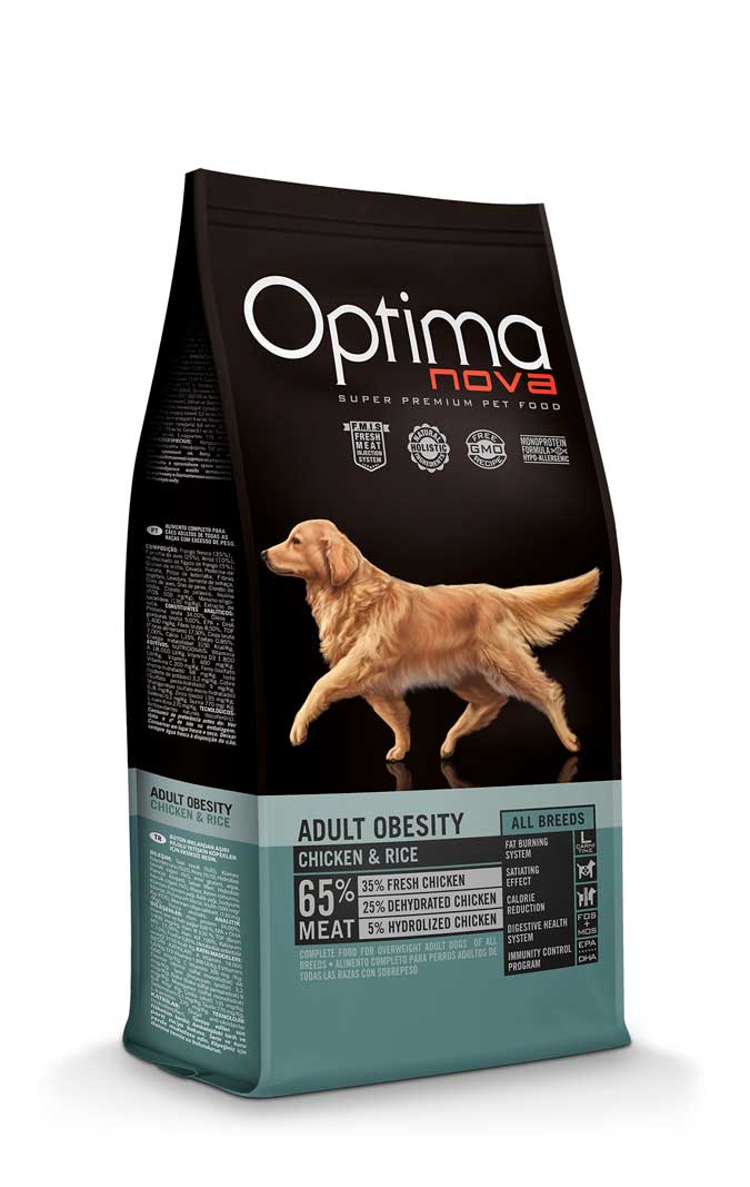 Optimanova dog Obesity chicken&rice 2kg