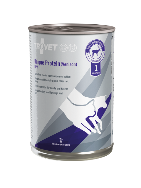 Trovet dog/cat UPV Unique protein 400g (peura)