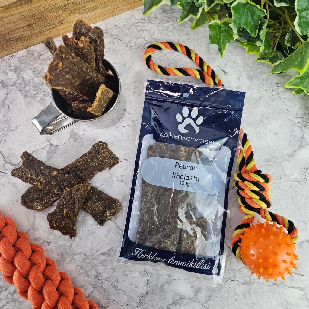 Kaikenkarvaiset Peuran lihalastu 100g