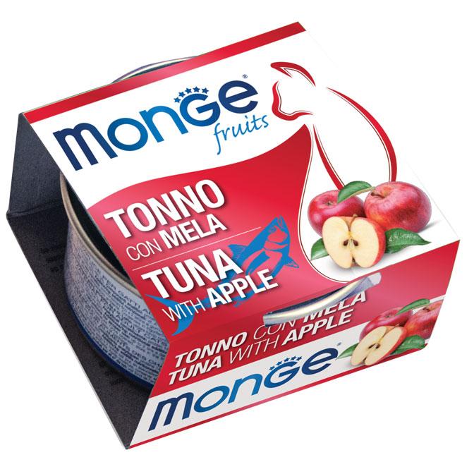 Monge Fruits cat tonnikala - omena gf 80 g me 24