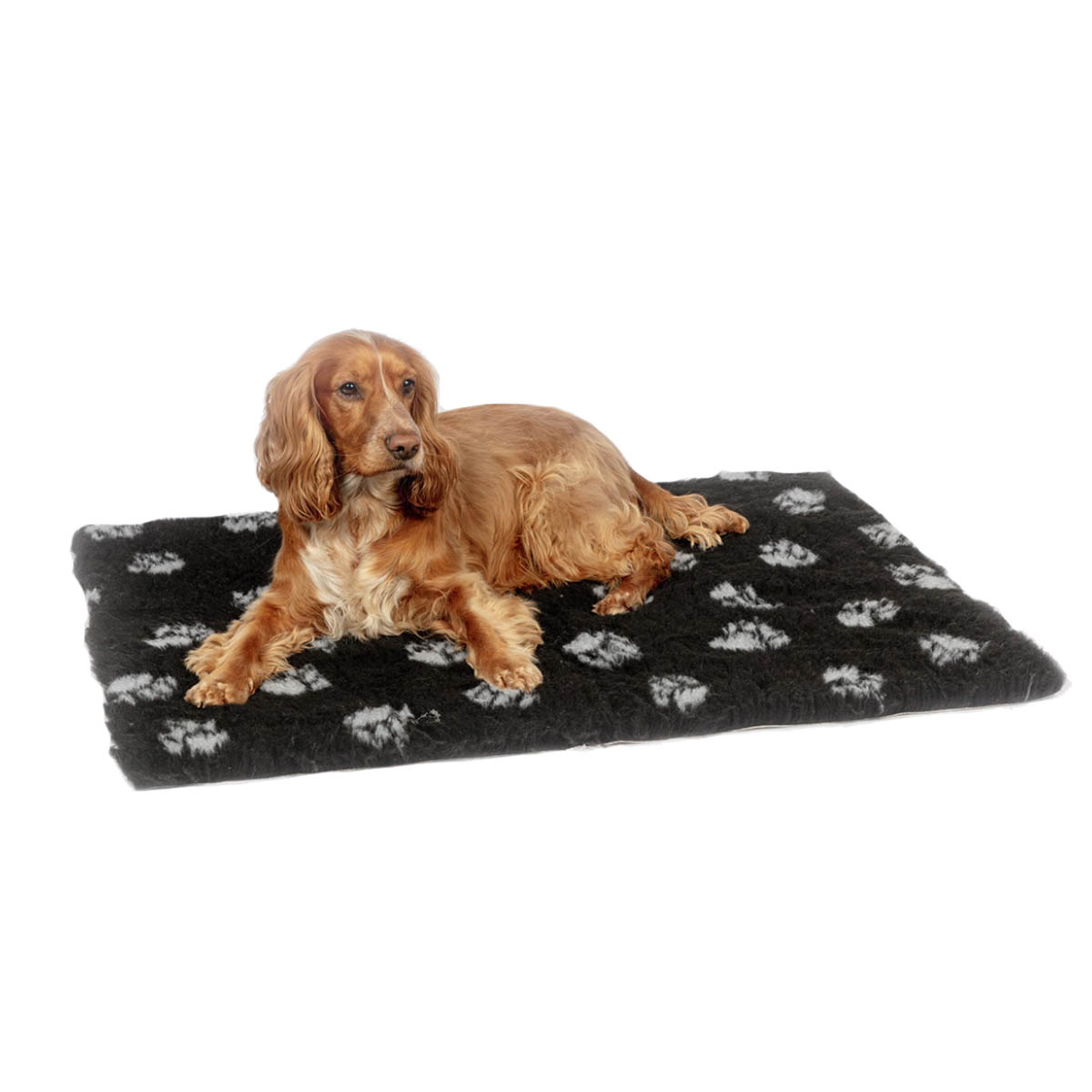 Danish Design fleece makuualusta musta harmaa , poistuu valikoimasta