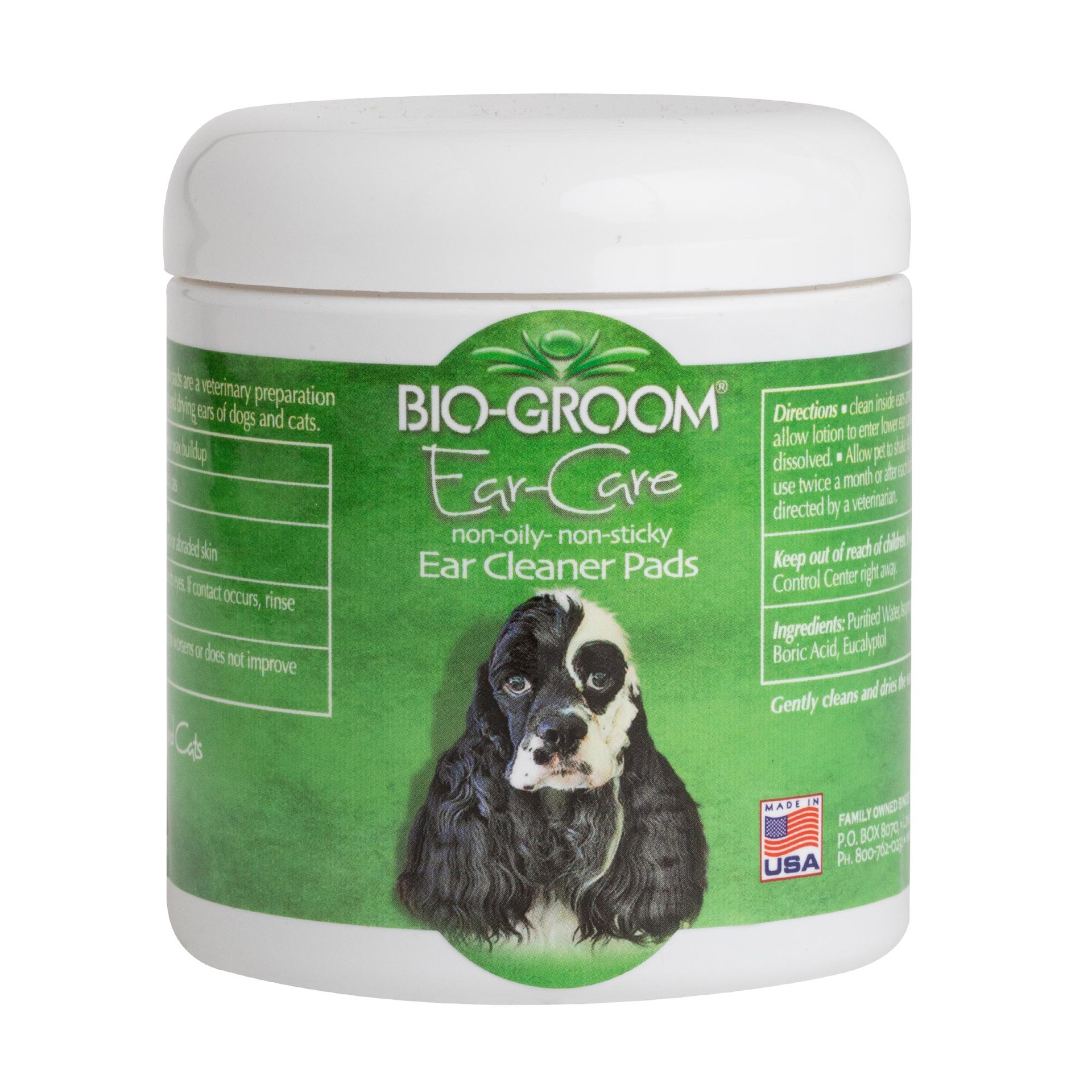 Bio-Groom Ear-Care™ korvien puhdistuslaput 25kpl