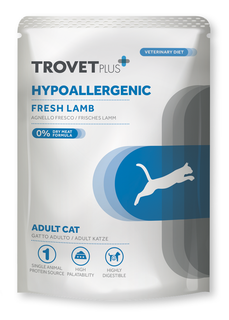 Trovet Plus Cat Adult Hypoallergenic (lammas) pouch 85 gr