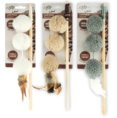 Lampaanvilla Lamb Kebab Wand kissanlelu , poistuu valikoimasta