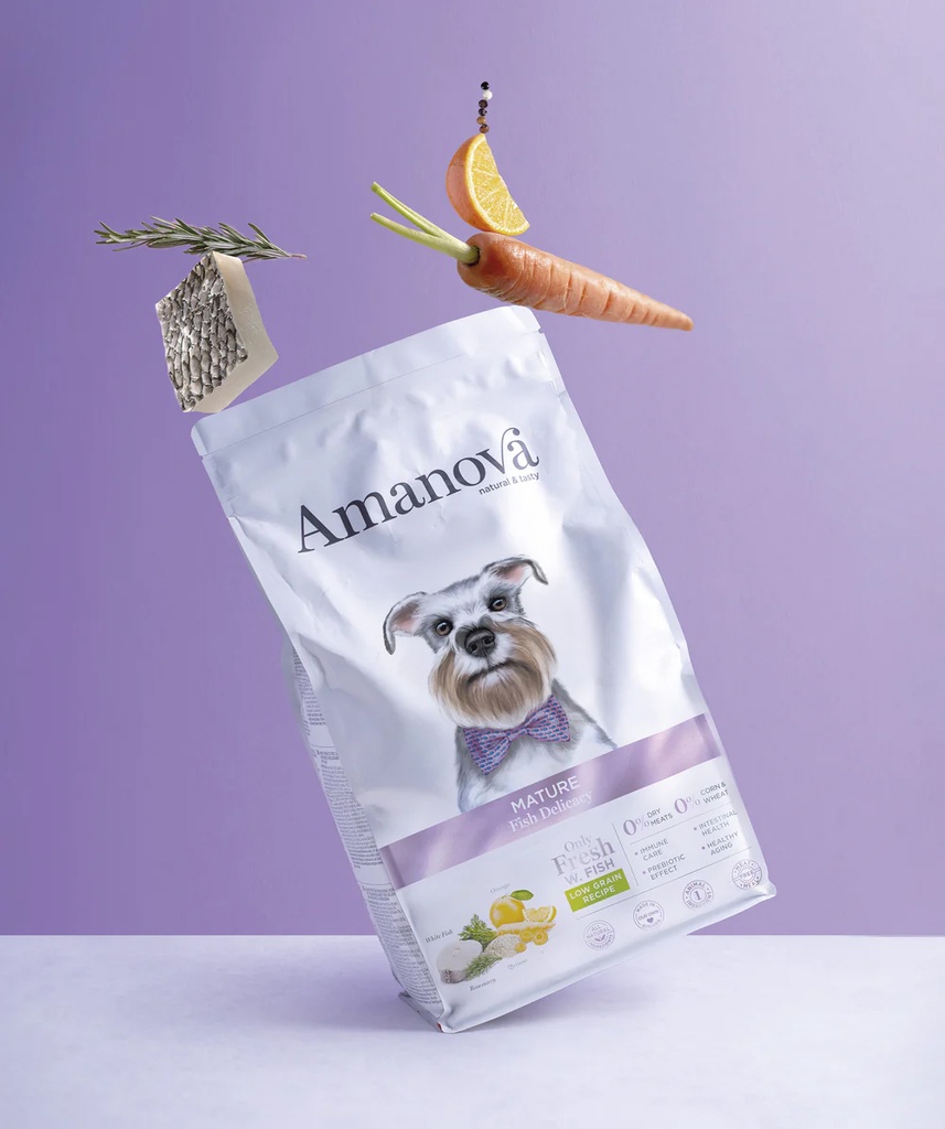 Amanova dog senior Mature kala & kvinoa 10 kg