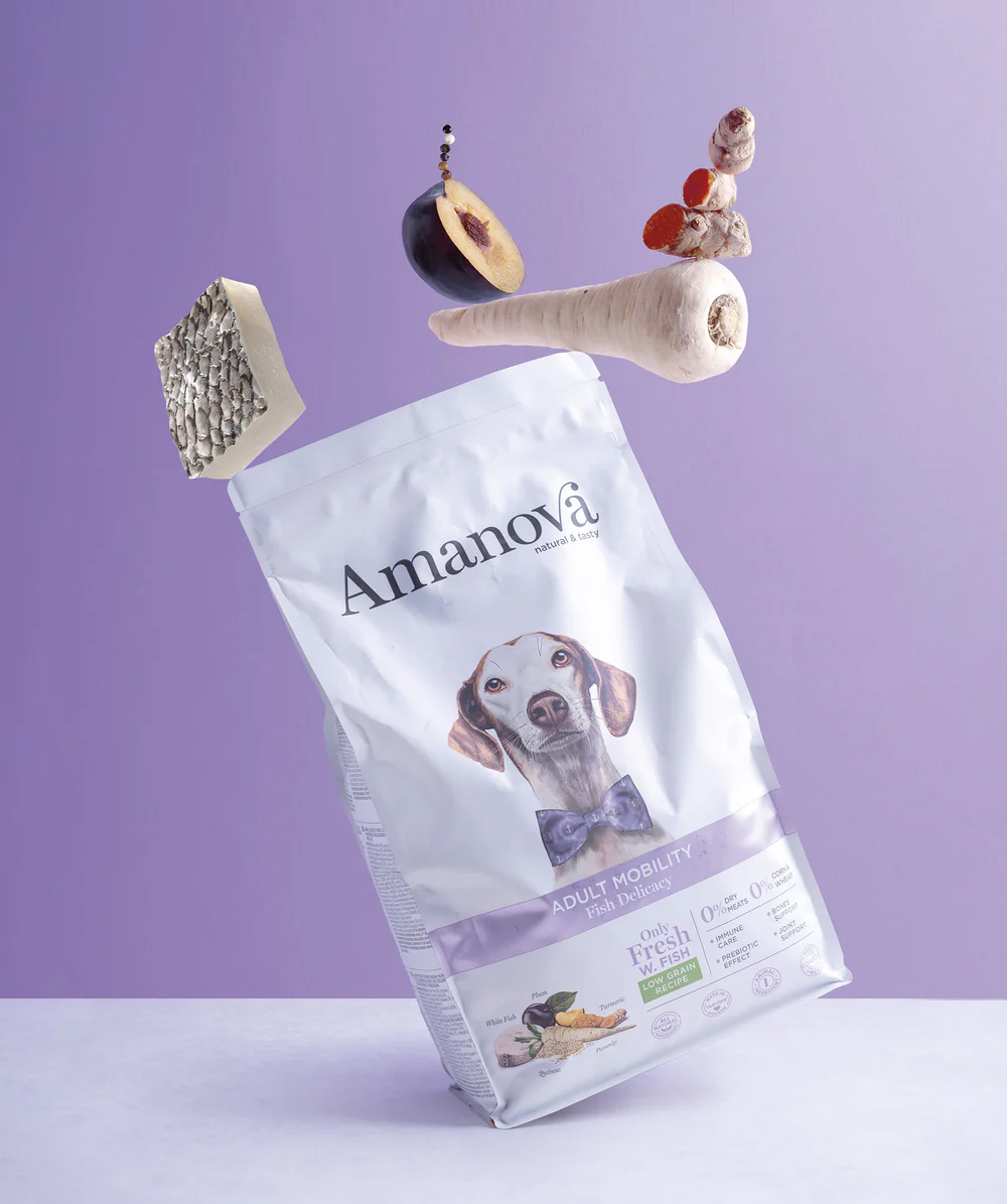 Amanova dog adult Mobility kala & kvinoa 2 kg