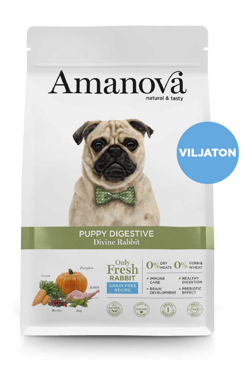 Amanova Puppy Digestive kani & kurpitsa pennuille 2 kg
