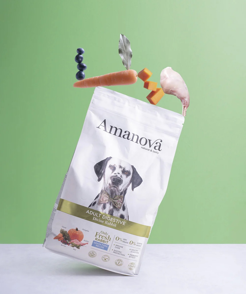 Amanova dog adult Digestive kani & kurpitsa 2 kg
