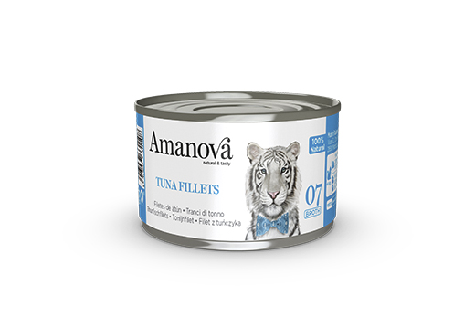 Amanova 07 tonnikala file liemessä aikuisille kissoille 70 g purkki