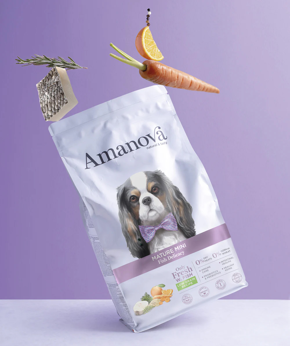 Amanova dog adult Mature mini kala 7 kg