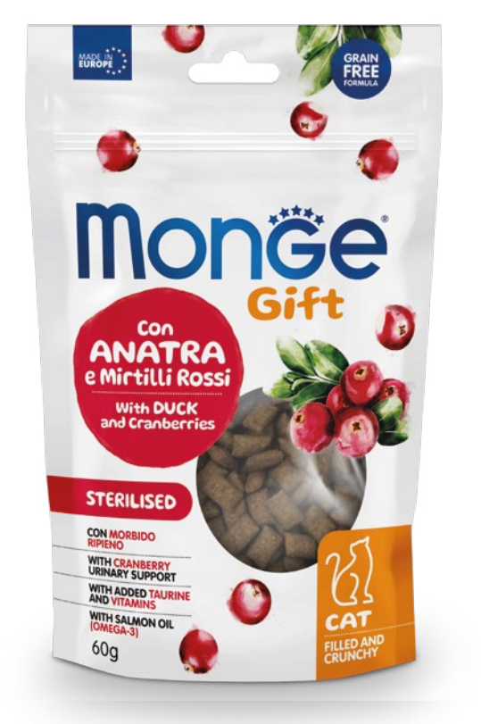 Monge Gift FIll Steril Duck/Cran 60 g