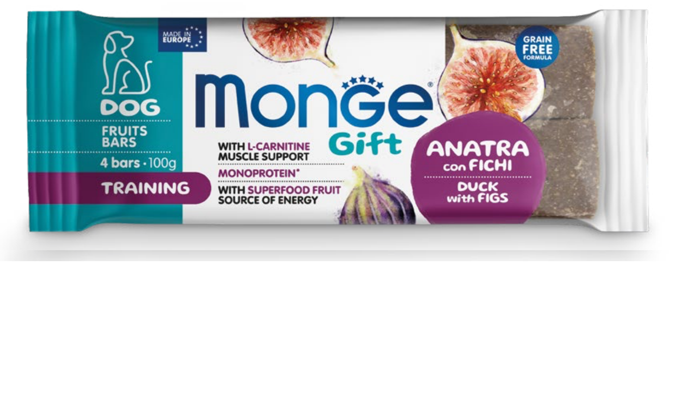 Monge Gift Dental Bar Train Duck/Figs 100 g