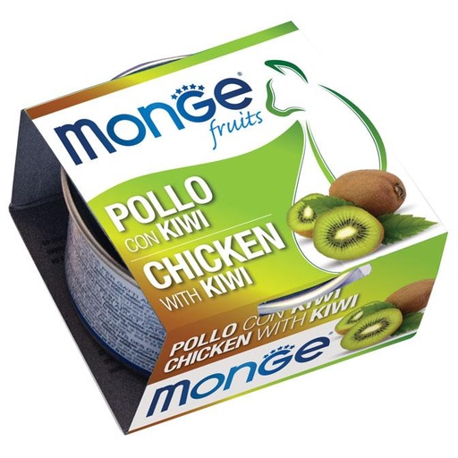 [281336] Monge cat adult Fruits Kyckling-Kiwi 80g burk
