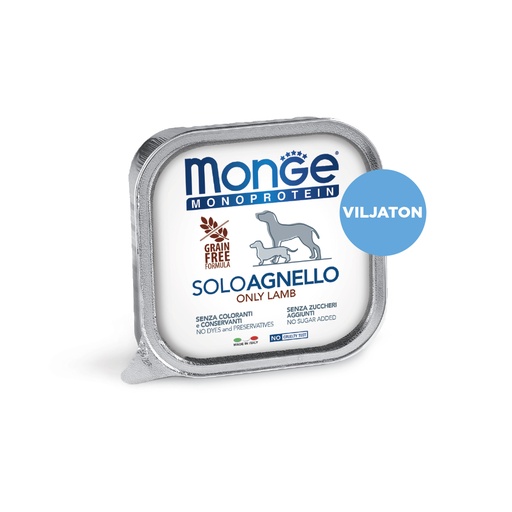 [282513] Monge dog adult Monoprotein lamb 150g tray