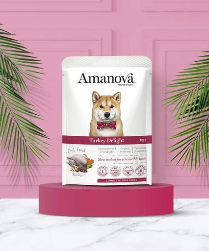 [288004] Amanova dog adult Delight kalkun 100 g pouch