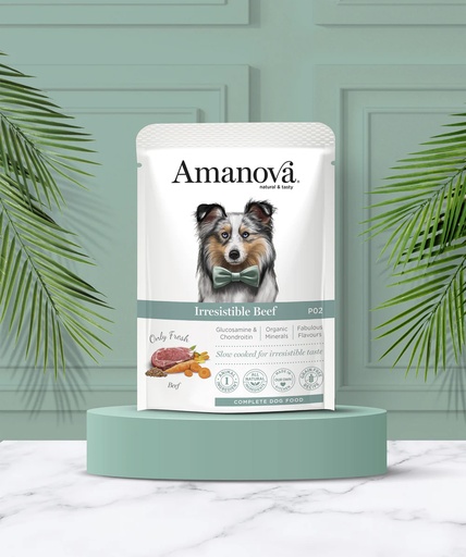 [288011] Amanova dog adult Irresistible veiseliha 300 g pouch