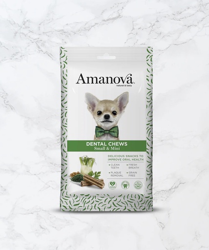 [272000] Amanova dog adult Dental puruherkku mini vegan