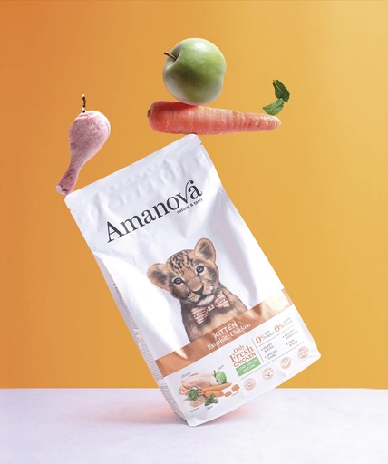 [248101] Amanova cat kitten kana & kvinoa low grain 1,5 kg