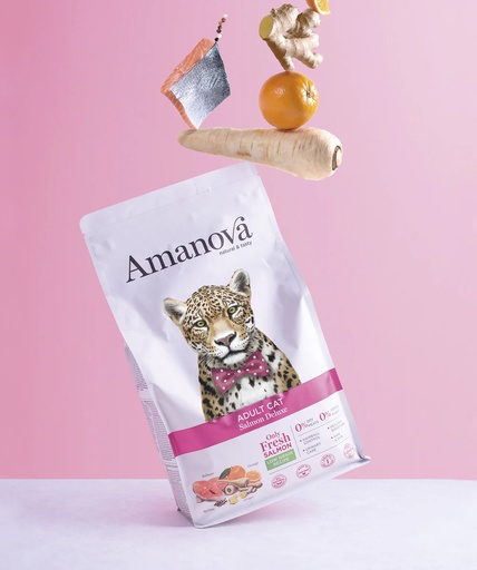 [248105] Amanova cat adult lohi & kvinoa low grain 1,5 kg